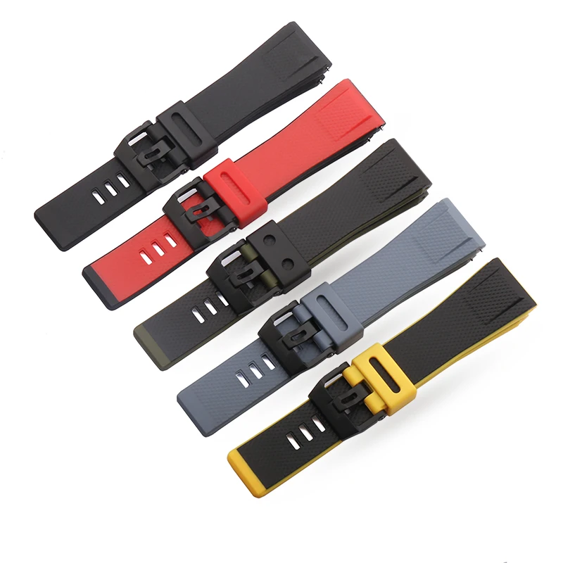 24mm resin strap male and female pin buckle accessories suitable for GA2000 PRG-600 PRW-6600PRG-650 sports waterproof watch band