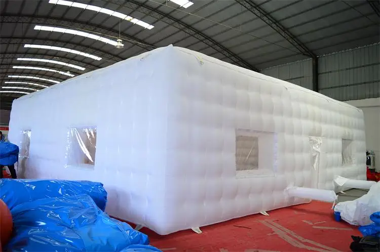 WINSUN 2024 factory price white inflatable cube tent, Large Inflatable Cube Party Tent,Outdoor Inflatable air tent for sale