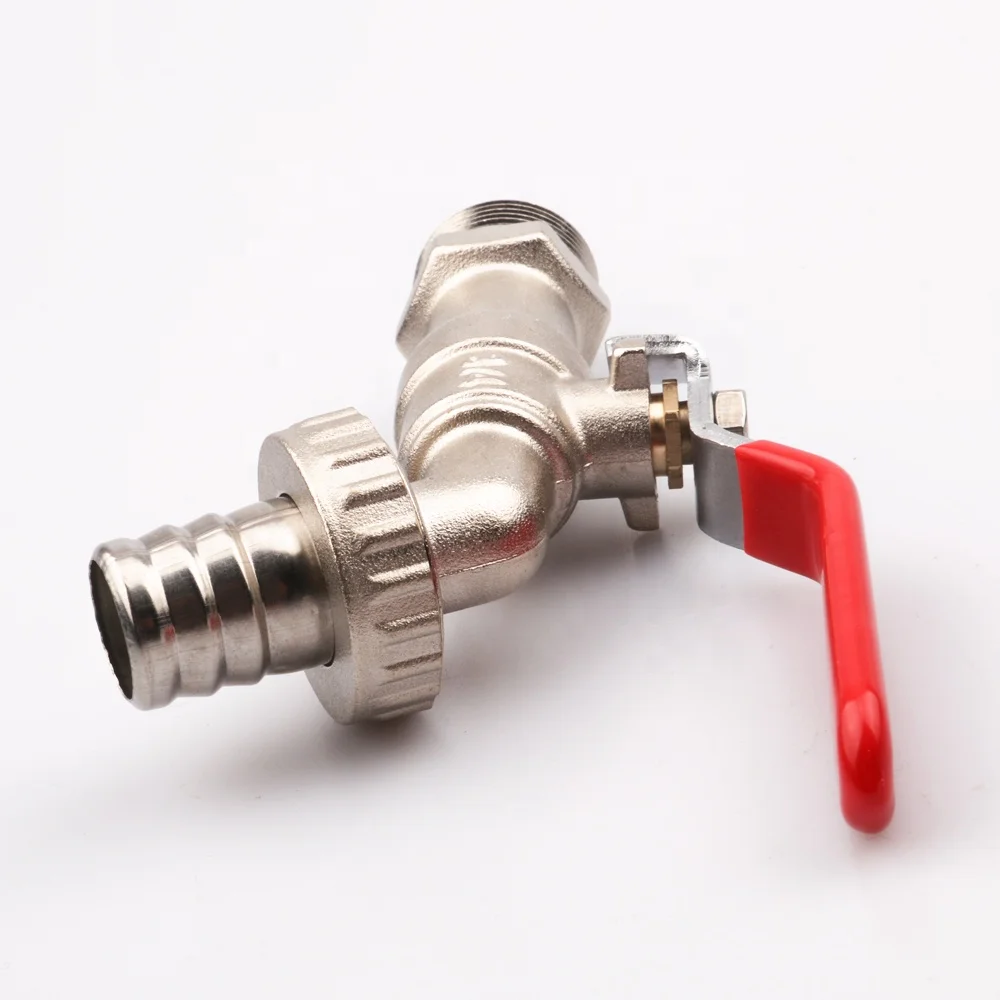 Латунный кран OUKE с никелевым покрытием, латунный водопроводный кран с длинной ручкой для стиральной машины