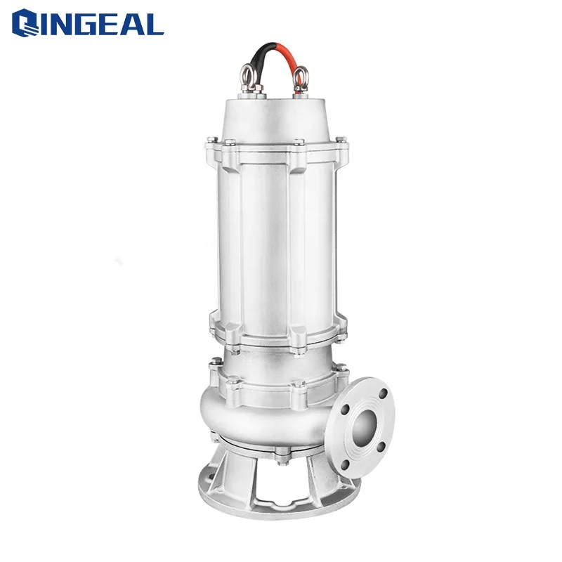 stainless steel electric 750 watt non blocking submersible Explosion-proof sewage pump for sale
