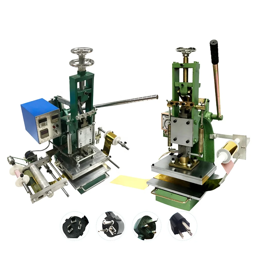 Big size automatic hot foil stamping machine leather for wood plastic and paper