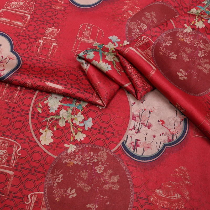 silk gambiered Guangdong gauze