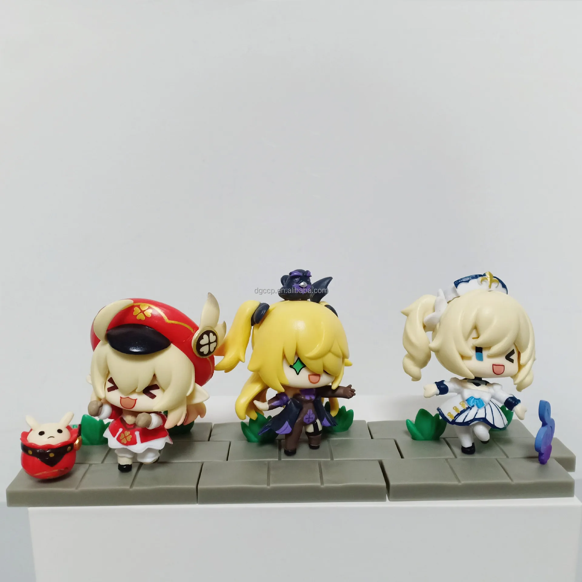 6.5-7CM 6pcs/set Cute Design Genshin Impact figure Cartoon Game Character Toy Doll figure toy for decoration