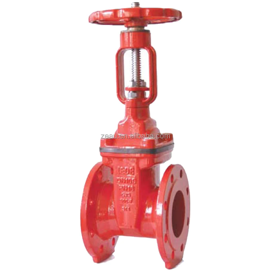 DIN F4 Flanged Resilient Seated OS&Y Gate Valve