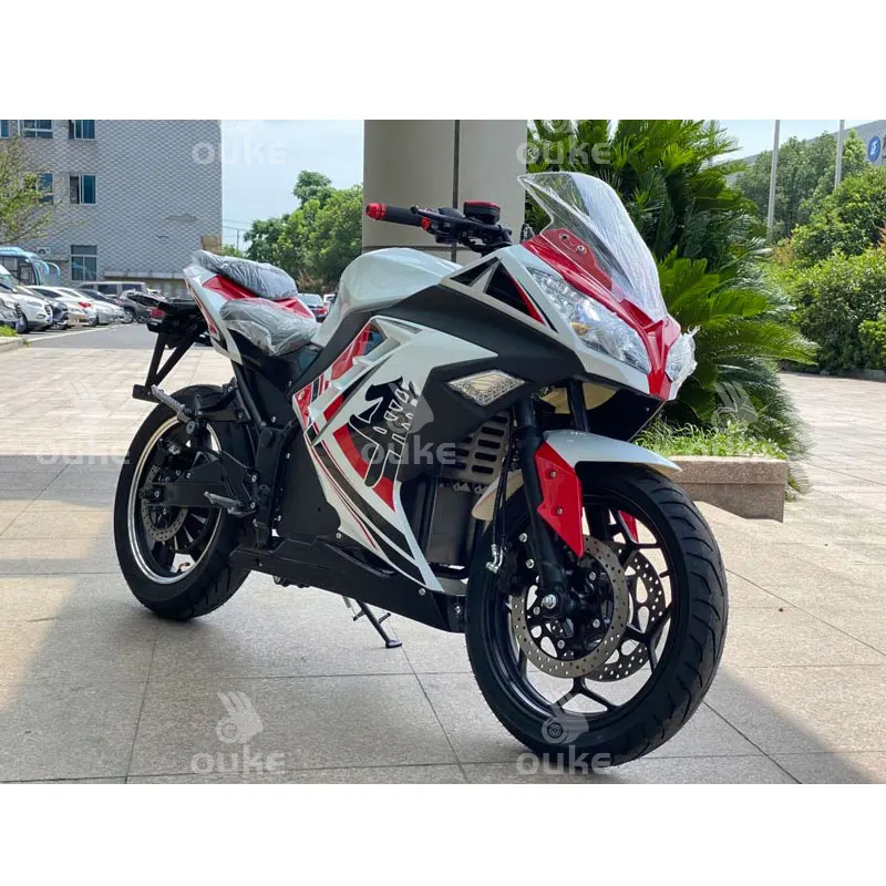 20000w power 72v 120ah lithium battery black color electric motorcycle for Canada