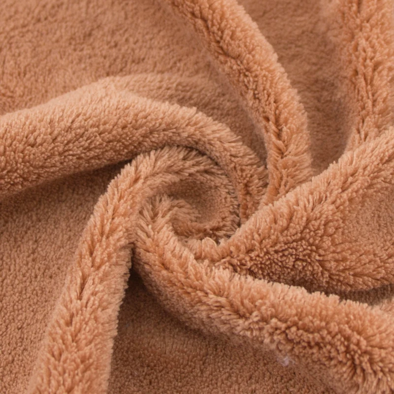 Warp Knit 80 Polyester 20 Polyamide or 100% Polyester Soft Microfiber Fleece Fabric in Roll Water Absorbent Quality in Roll