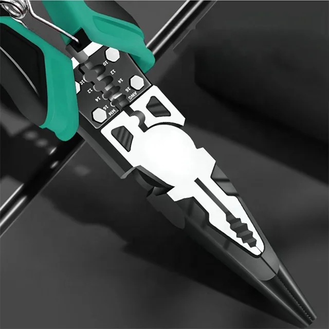 Wire Stripper/Crimper/Cutter Diagonal Side Cutting Pliers Needle Nose pliers