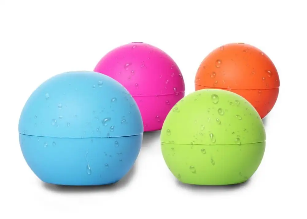 7.5CM Large Custom Logo Silicone Ice Ball  Molds For Whisky