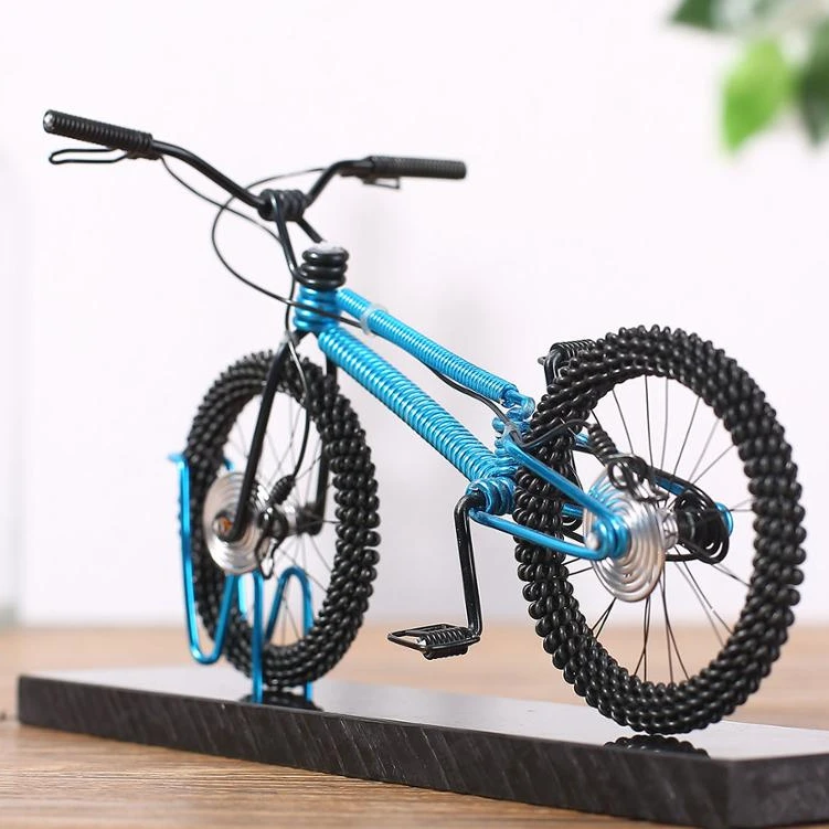 
Wholesale Vintage Home Decoration Iron Metal Craft Bicycle Model Rustic Looking Vintage Bicycle 