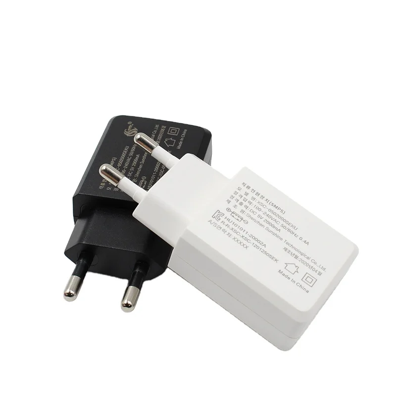 2021 Hot 15W USB charging South Korea EK  plug  5v 1A 2A 2.5A  KC KCC  mobile phone charger
