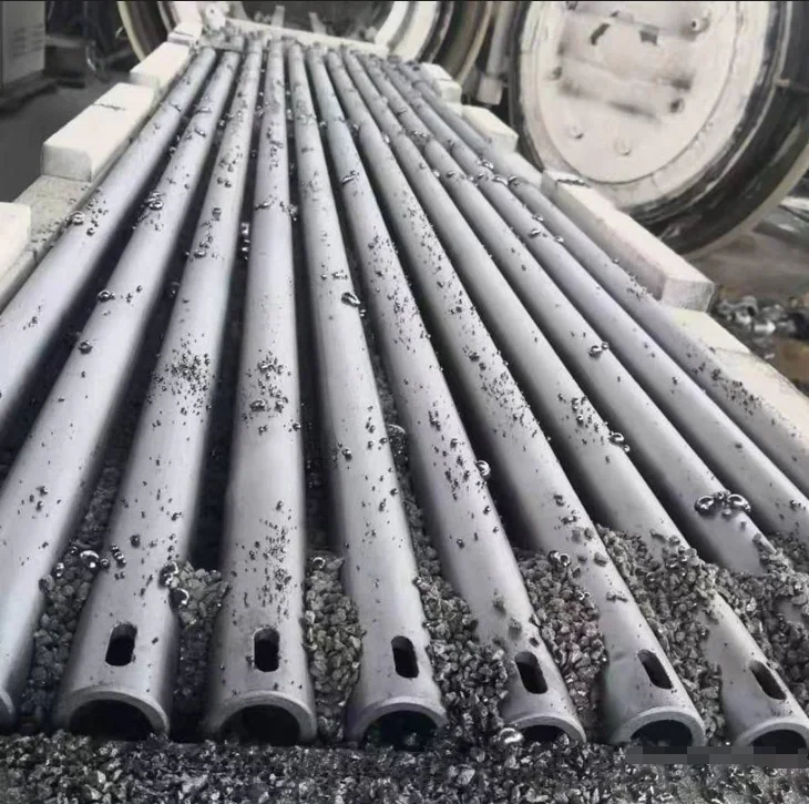 Высокотемпературная устойчивая реакционная Спеченная SIC карбид кремния роликовая сизическая трубка для печи