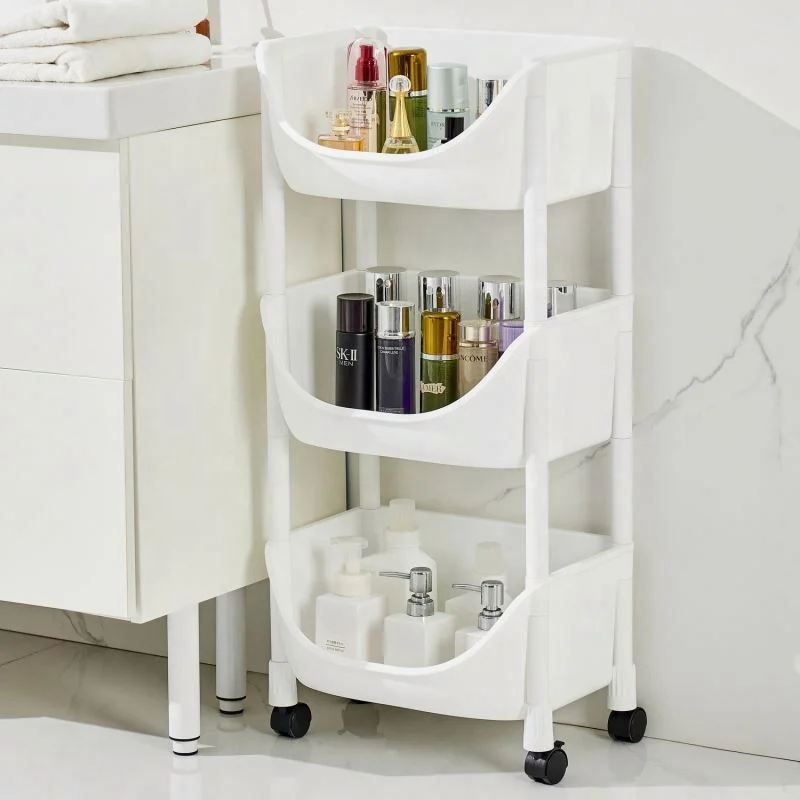 Custom Layer Kitchen Racks Organizer Storage Holders Vegetable Storage Plastic Rack For Storage