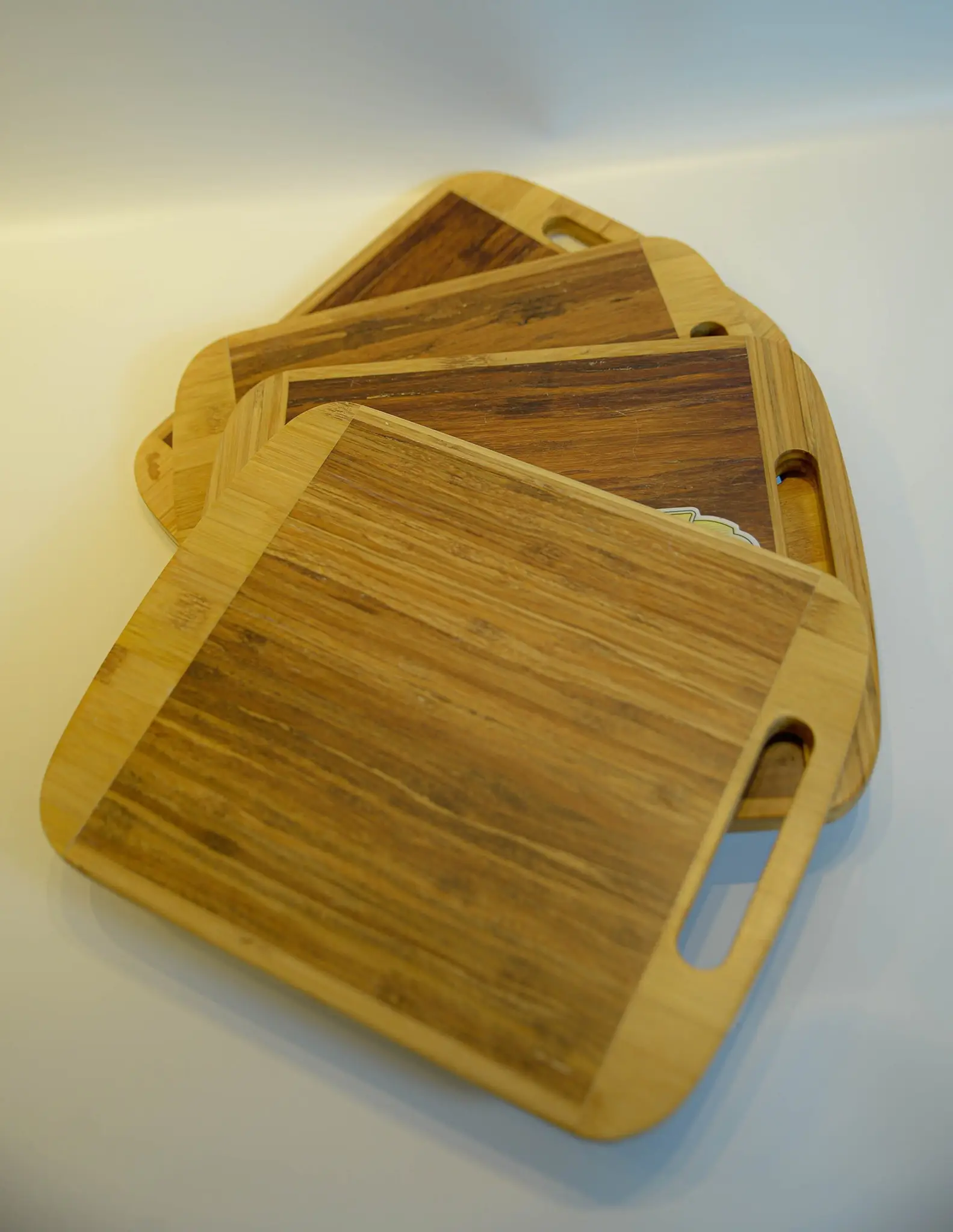 Cutting Board Chopping Blocks Butcher Block Large Bamboo with Trays Draws Wooden cutting board