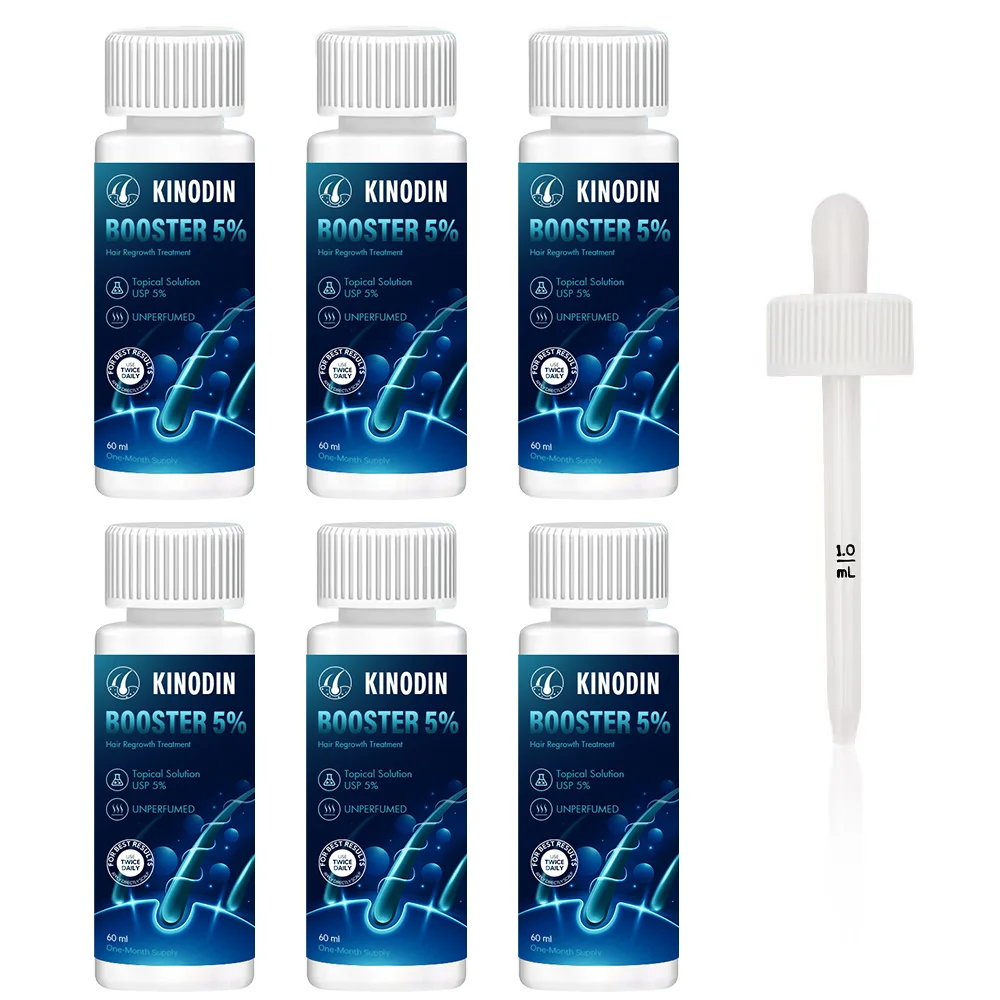 6pcs 60ml Hair Care Treatment 5% hair growth Oil agent Prevents KINODIN extra strength Hair Loss kirkland Growth Serum