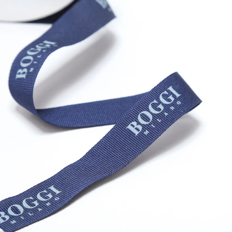 Customized ribbon custom ribbon with logo printed grosgrain ribbon satin colors decorative Christmas gift packing for box