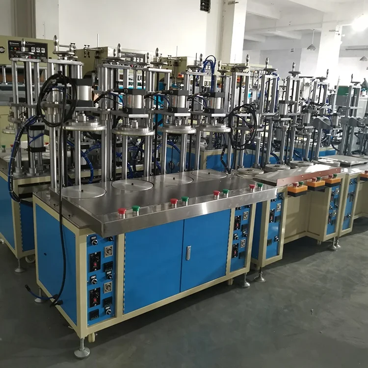 Plastic Cylinder Box Making Edge Curling Machine Clear PVC PET Cylindrical Tube Forming Crimping Production