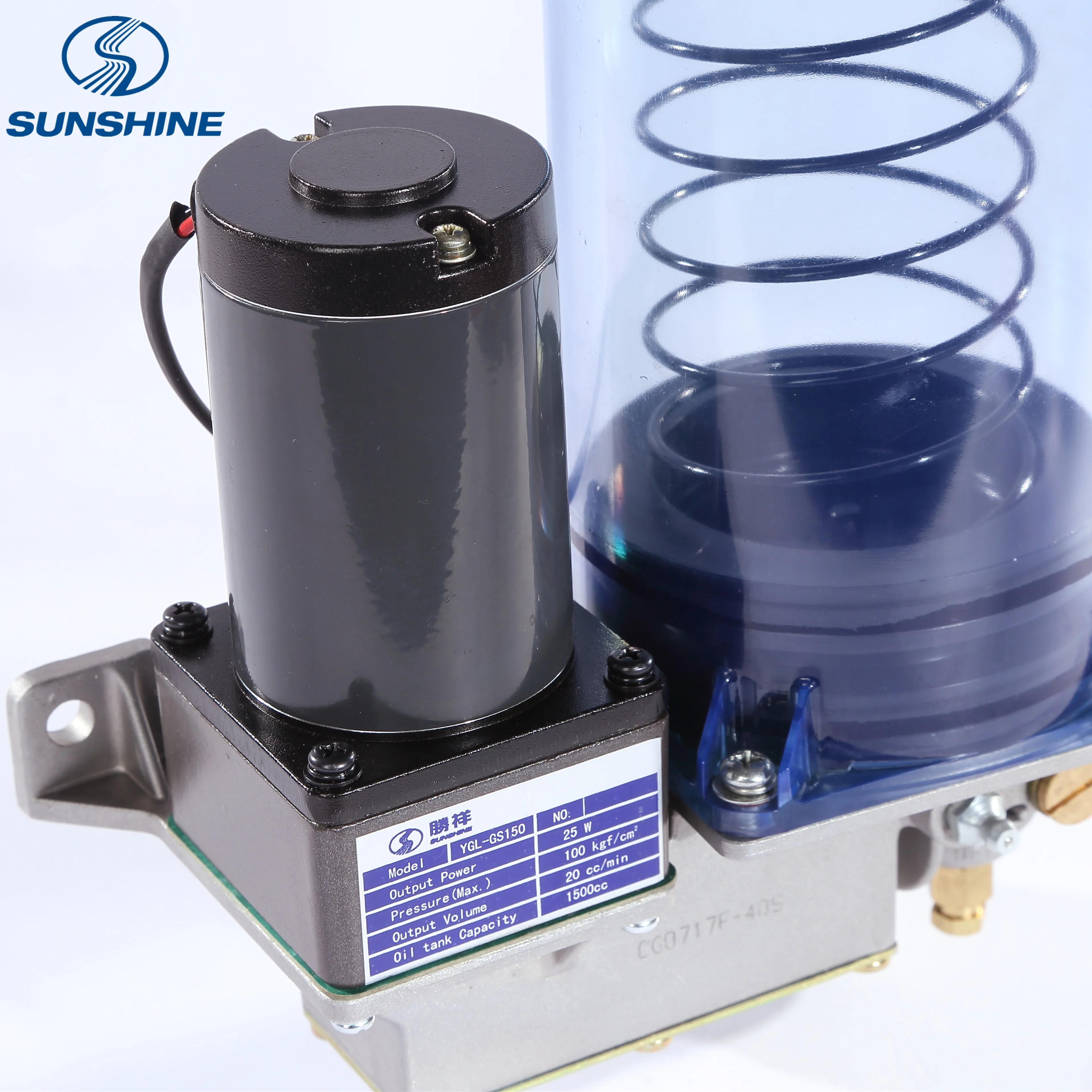 whole set system YGL-GS with pressure gauge electric pressure relief grease pump lubrication pump system