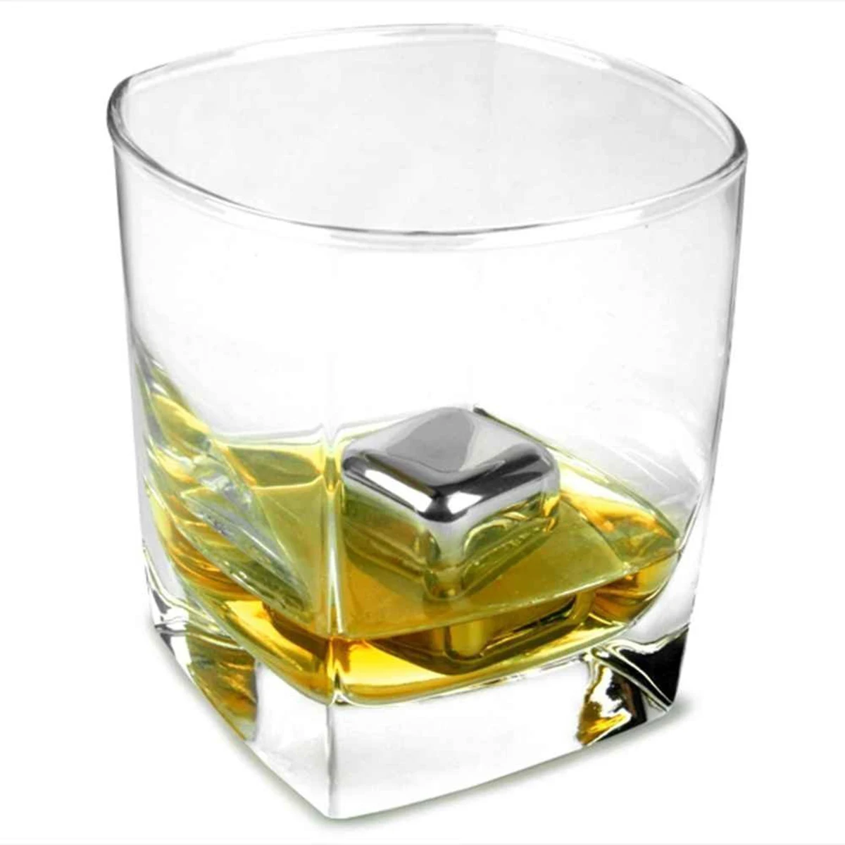 Factory Price Food Grade 304 Stainless Steel Basic Shape Ice Cube High Efficient Chilling Cube For Keep Juice Cold