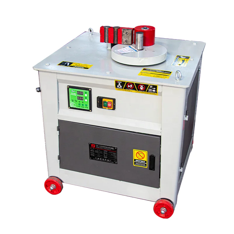 Manual Control 220V Single Phase Wrought Steel Bar Bender Spiral Iron Rod Bending Machine