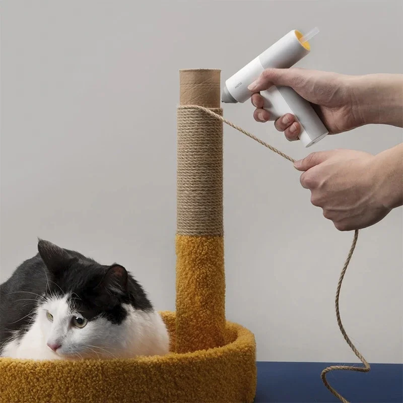 
New HOTO Hot Melt Glue Gun 4V Lithium Battery Cordless Glue With Glue Stick 125mm Home DIY Tools Hand Craft Tools 