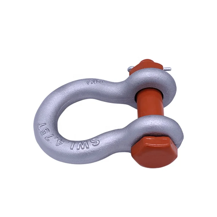 US Type G2130 Adjustable Bow Shackle with Safety Bolt and Nut