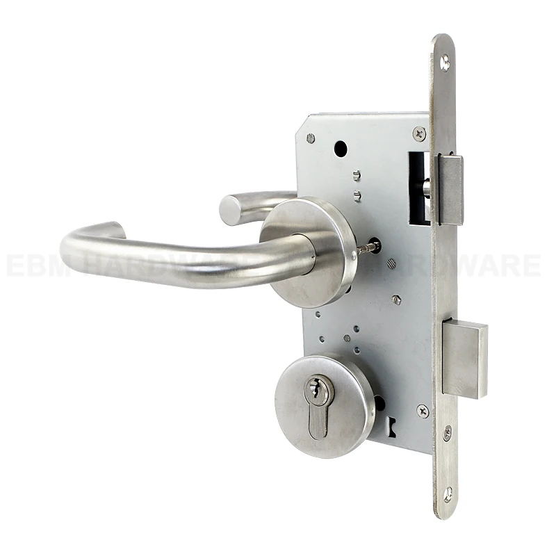 European standard  High Quality Safety Fire Rated Mortise Lockset and Handle Door Lock Metal Door Mortise Door Handle Lock