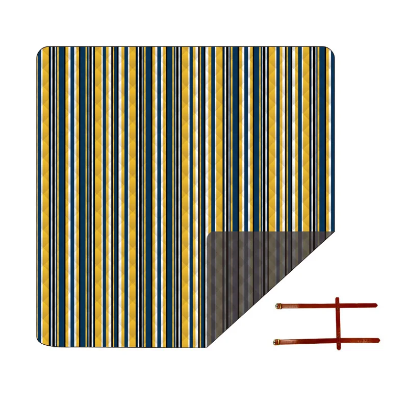 Ultrasonic machine wash leather 2* 2M spot picnic mat thickened outdoor waterproof mat picnic cloth mat