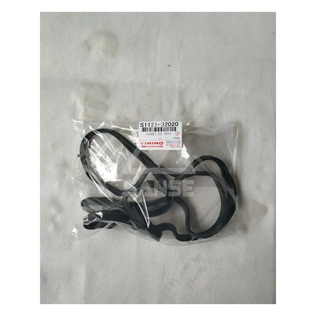 High quality cylinder head rubber gasket seals S1121-32020 for excavator parts Hino J05E valve cover seal