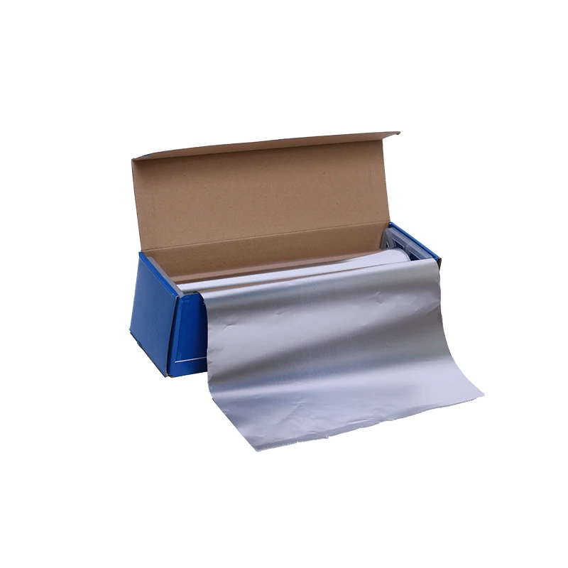 25 Microns Thick Heavy Duty Aluminum Foil 12 Inches by 500 Foot Long Roll for Food Service Industry