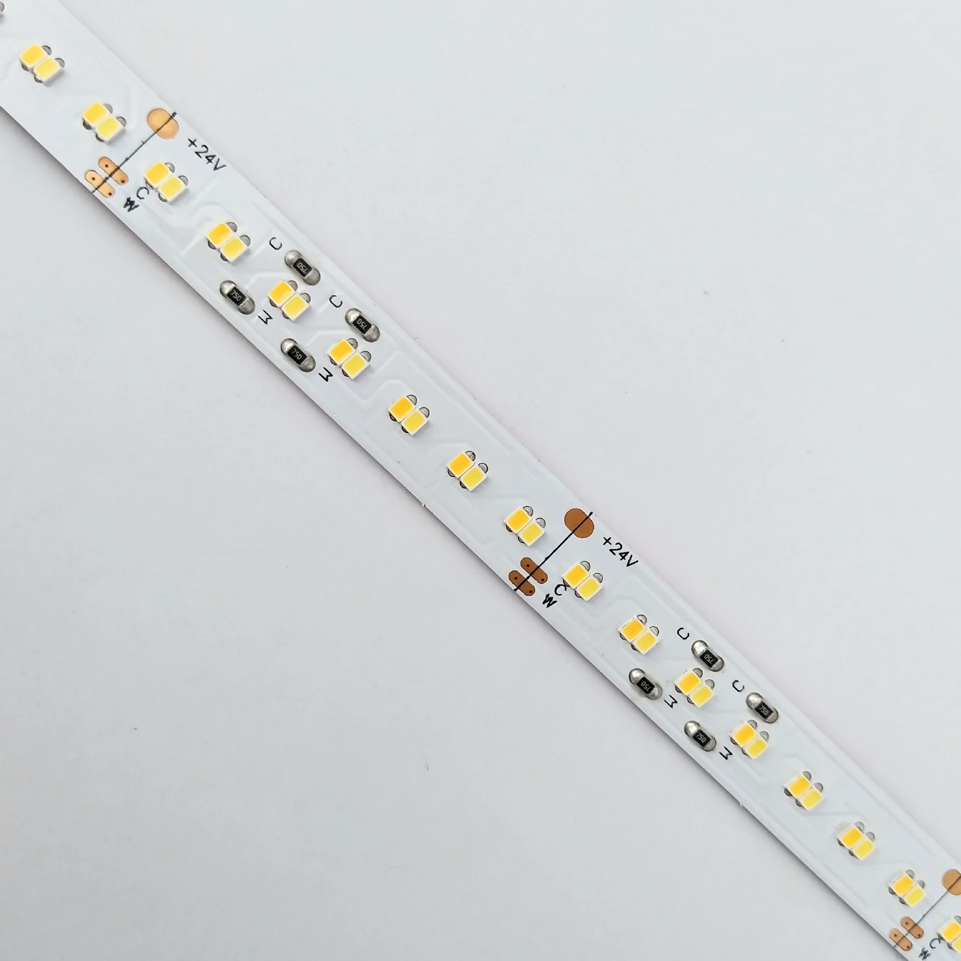 High Quality High CRI RA 95-97 smd 2835 2216 3014 24v 2700k-6500k 240leds/m stripe tape cct led strip light 240 leds 20W 24W