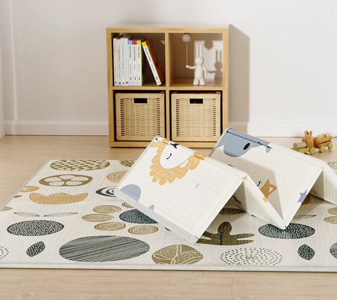 Baby Play Mat, XPE Foldable Foam Play Mat for Floor, Soft Waterproof Playmats for Babies and Toddlers Kids Baby Mats