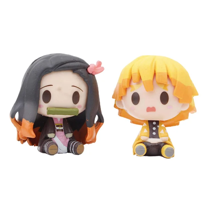 Custom 3D cartoon mini Anime Figure Statues, OEM Collectible 3d pvc toy cartoon anime mini figure