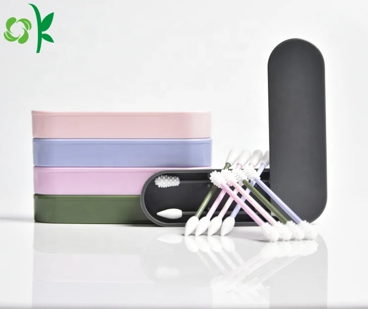 OKSILICONE многоразовые силиконовые ватные тампоны портативные для очистки ушей макияжа Лидер продаж