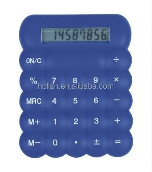 8 digit Blue Mini Desk Calculator