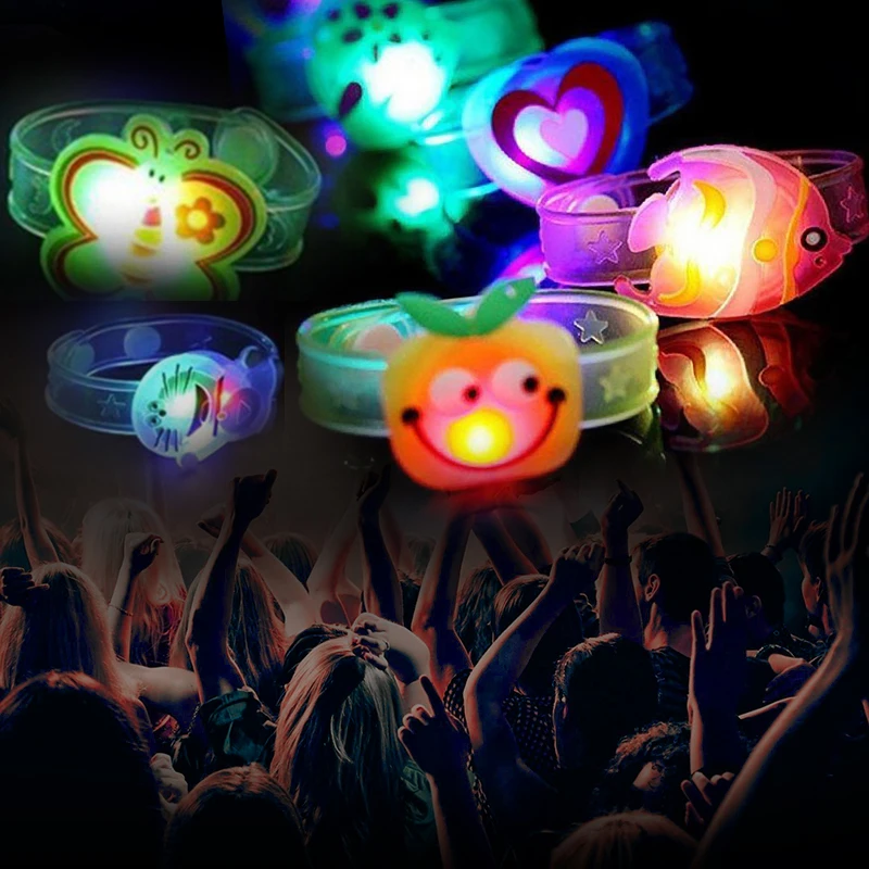 LED Cartoon Figure Light Flash Watch Child Electronic Luminous Toy Children Birthday Xmas Gift Luminous Wristwatches Dropship