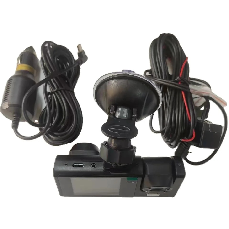 3 lens car black box dash camera for car traffic event recorder