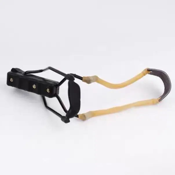 Black Bracers Slingshot Children Traditional Toys Hunting Chinese Rubber Slingshot