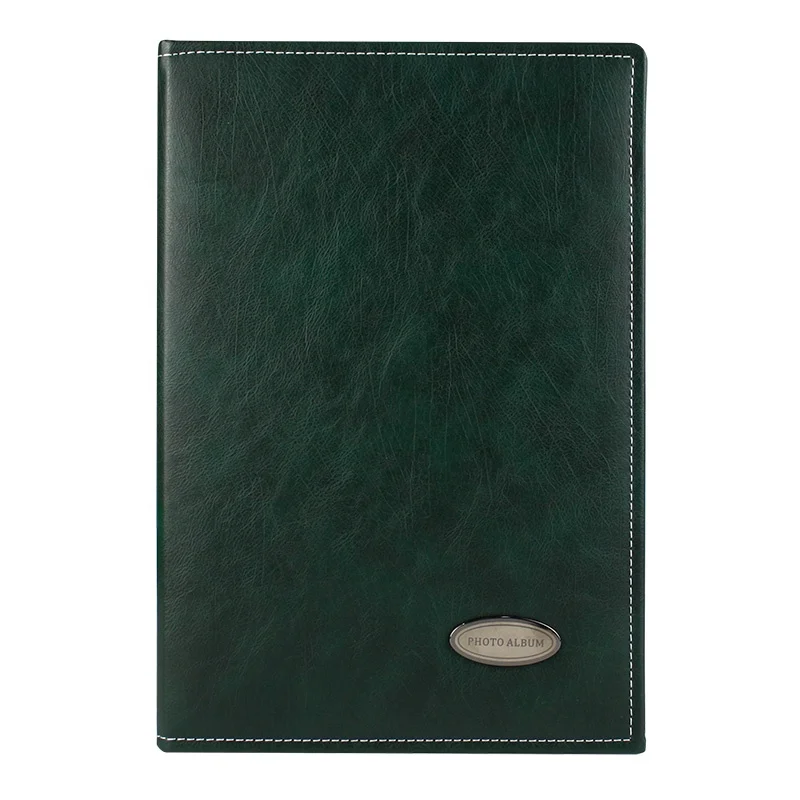 Leather cover PP pocket photo album 300 pockets slip in 4x6 photo albums