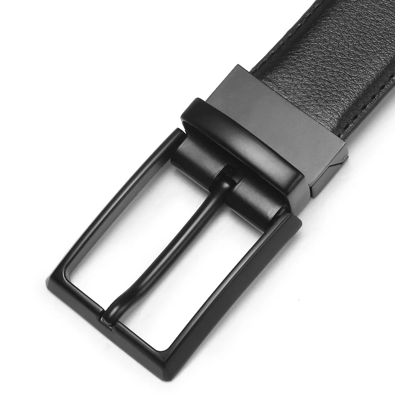 Good Price High-quality Reversible Detachable Pin Buckle Genuine Leather Belts for Male