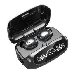 M32 Tws Mental Plating Effect BT 5.1 Hifi Earphone In-ear Sports Waterproof Headset LED Display Earbuds Wireless