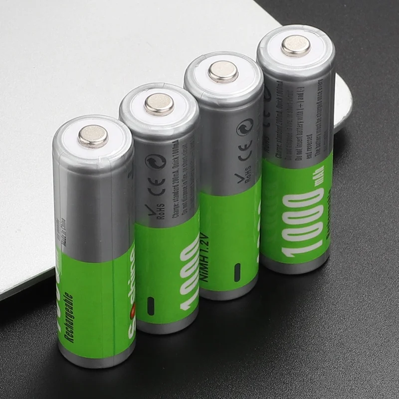  Перезаряжаемые аккумуляторы Soshine AA 1 2 в 1000 мАч NiMH