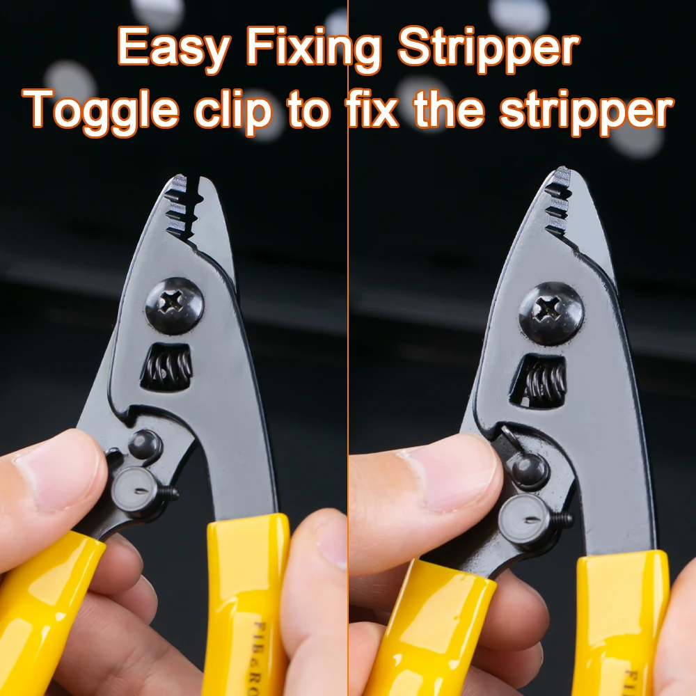 Fiber Optical Stripper CFS3/CFS2 Cable Cutting Plier for Simplex and Duplex OM2 OM3 OM4 OM5 Fiber Cable Stripping