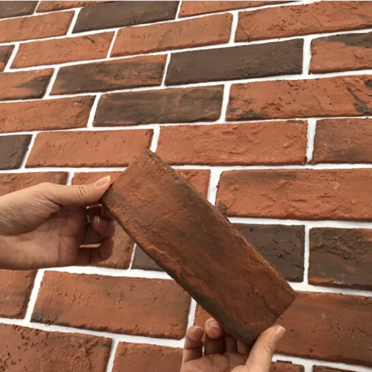 
lightweight soft face flexible split brick tiles for wall decoration 