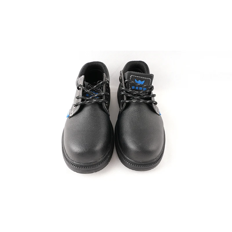 Baisheng Anti-Puncture Warm Safety Shoes High Quality Steel Toe Black Safety Shoes Anti-Slip Custom Safety Shoes for Worker
