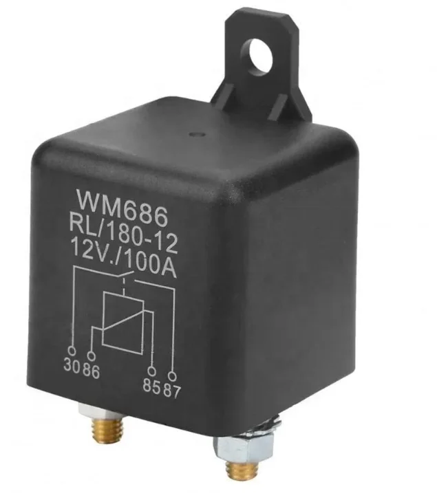 12V DC 100A Amp Car Auto Heavy Duty Split Charge SPST Relay ON/OFF Switch 4 Pin