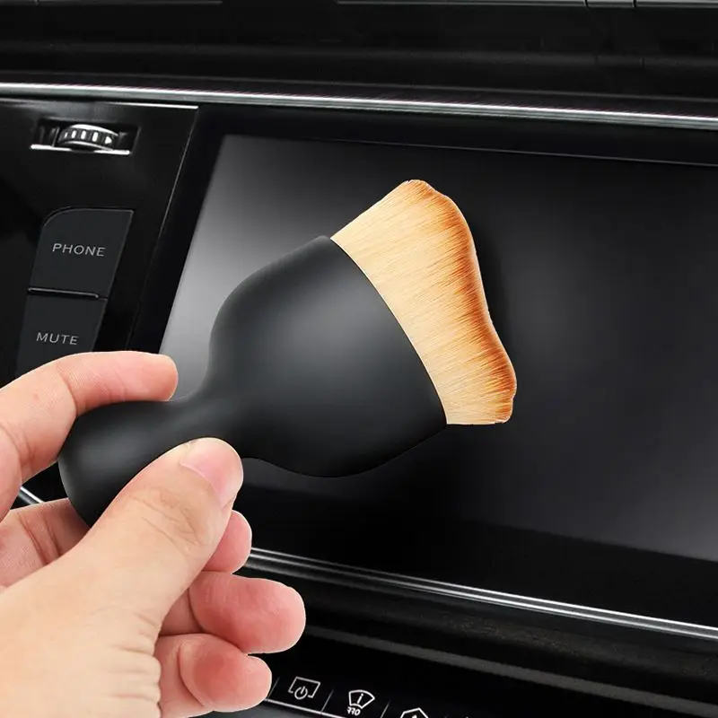 JSZ Car Interior Artifact Brush Cleaning Tool Air Conditioner Air Outlet Cleaning Brush Car Brush Car Crevice Dust Removal