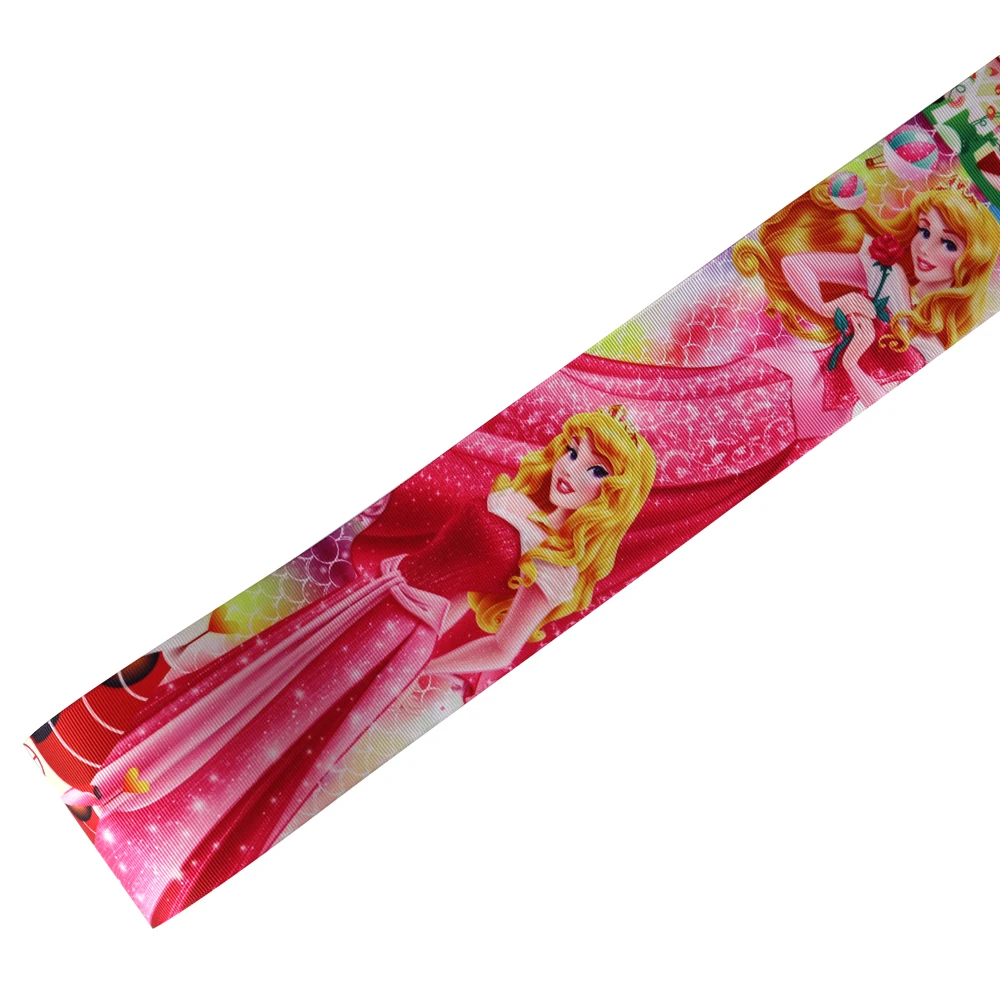 new arrival 75mm 3 inch princess cartoon printed grosgrain ribbon