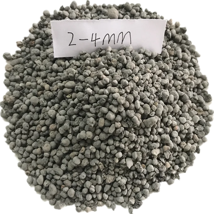 2-4mm High Strength Light Weight Expanded Clay Ball Aggregate / Ceramsite For Concrete