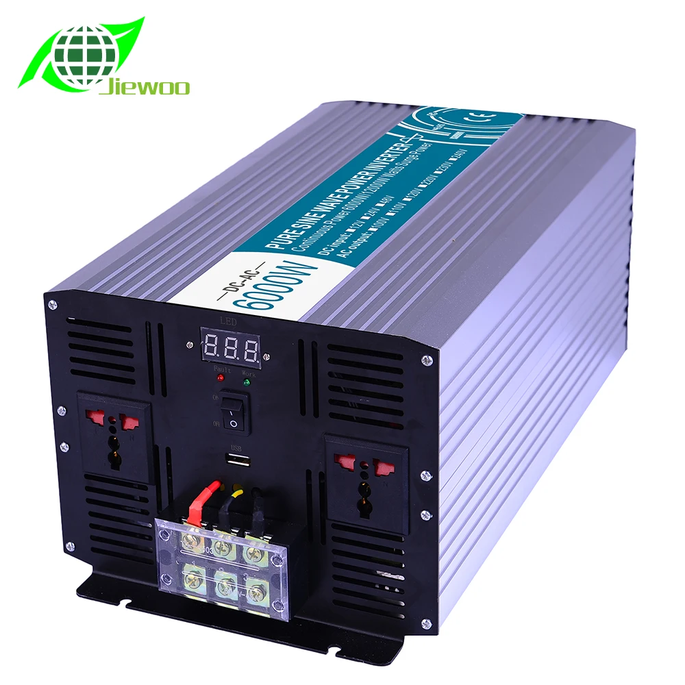 China offgrid pure sine wave power generator inverter 6kw peak 12000 watt power inverter pure sine wave power inverter 6000 watt