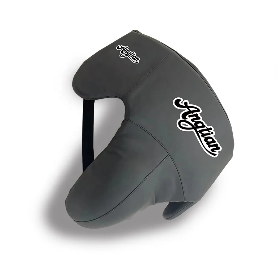 Sports goods manufacturers custom logo MMA groin guard leather jockstrap for boxing man